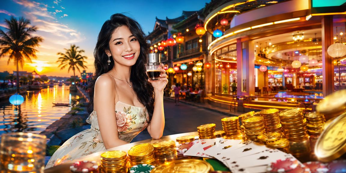 Khung cảnh chơi bài casino tại Hội An với phong cách Việt Nam